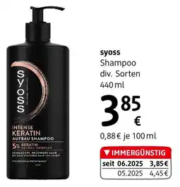 dm syoss Shampoo div. Sorten Angebot
