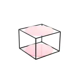 XXXLutz Beistelltisch in Metall, Glas 50/50/36 cm Angebot