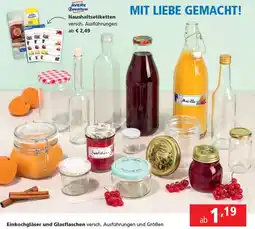 Pagro Diskont Einkochgläser und Glasflaschen Angebot