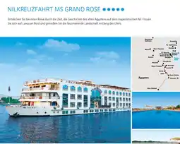 Alltours Nilkreuzfahrt ms grand rose Angebot