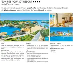 Alltours Sunrise aqua joy resort Angebot