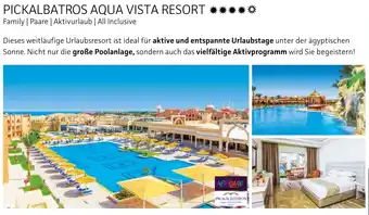 Alltours Pickalbatros aqua vista resort Angebot