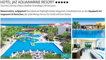 Alltours Hotel jaz aquamarine resort Angebot