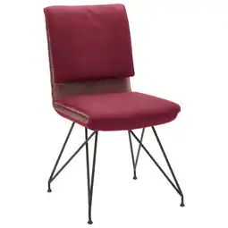 XXXLutz Stuhl in Flachgewebe Echtleder naturbelassen Angebot