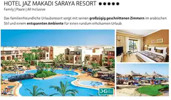Alltours Hotel jaz makadi saraya resort Angebot