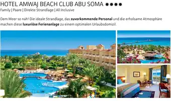 Alltours Hotel amwaj beach club abu soma Angebot