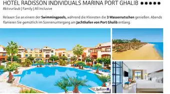 Alltours Hotel radisson individuals marina port ghalib Angebot