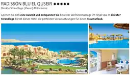 Alltours Radisson blu el quseir Angebot
