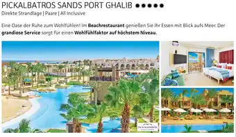 Alltours Pickalbatros sands port ghalib Angebot