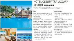 Alltours Hotel cleopatra luxury resort Angebot