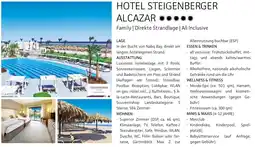 Alltours Hotel steigenberger alcazar Angebot