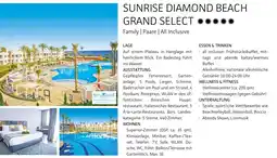 Alltours Sunrise diamond beach grand select Angebot