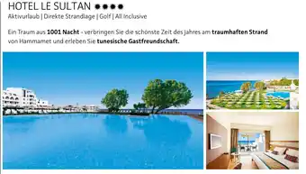 Alltours Hotel le sultan Angebot