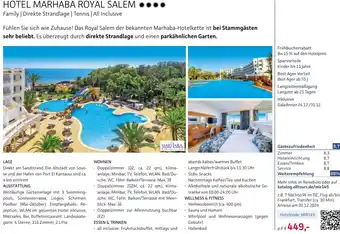 Alltours Hotel marhaba royal salem Angebot