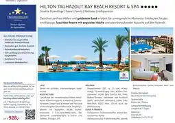 Alltours Hilton Taghazout Bay Beach Resort & Spa Angebot