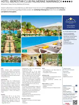 Alltours Hotel Iberostar Club Palmeraie Marrakech Angebot