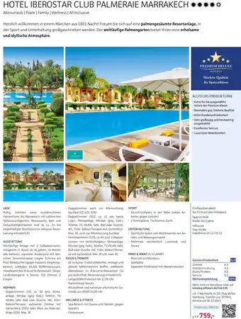 Alltours Hotel Iberostar Club Palmeraie Marrakech Angebot