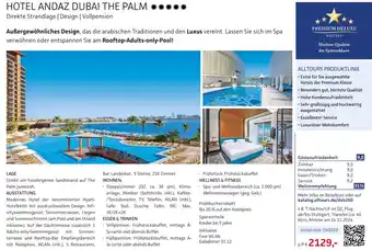 Alltours Hotel Andaz Dubai The Palm Angebot