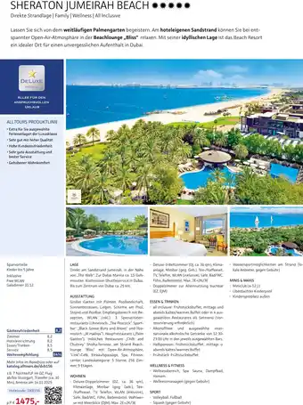 Alltours Sheraton Jumeirah Beach Angebot