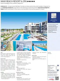 Alltours Nikki Beach Resort & Spa Angebot