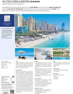 Alltours Hilton Dubai Jumeirah Angebot