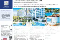 Alltours Centara Mirage Beach Dubai Angebot