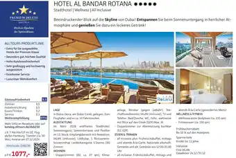 Alltours Hotel Al Bandar Rotana Angebot