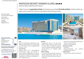 Alltours Radisson Resort Marjan Island Angebot