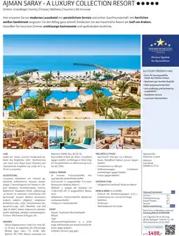 Alltours Ajman Saray - A Luxury Collection Resort Angebot