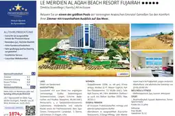 Alltours Le Meridien Aqah Beach Resort Fujairah Angebot
