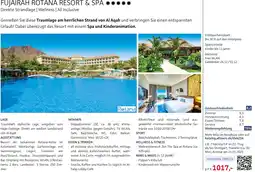 Alltours Fujairah Rotana Resort & Spa Angebot