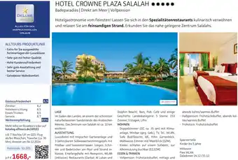 Alltours Hotel Crowne Plaza Salalah Angebot