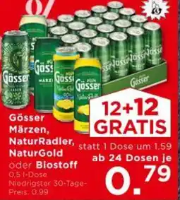 Unimarkt Gösser Märzen, NaturRadler, NaturGold oder Biostoff Angebot