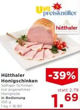 Unimarkt Hütthaler Honigschinken Angebot