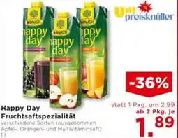 Unimarkt Happy Day Fruchtsaftspezialität Angebot