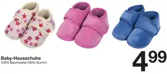 Zeeman Baby-Hausschuhe Angebot