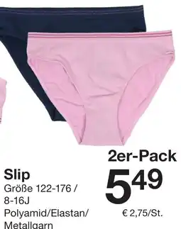 Zeeman Slip Angebot