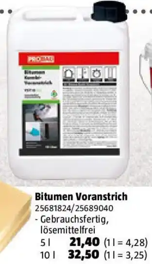 Bauhaus Bitumen Voranstrich Angebot