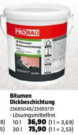 Bauhaus Bitumen Dickbeschichtung Angebot