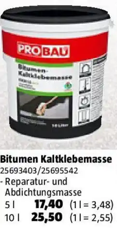 Bauhaus Bitumen Kaltklebemasse Angebot