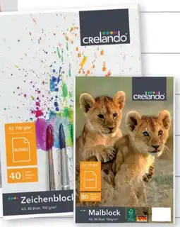 Lidl Crelando Zeichenblock A3 Angebot