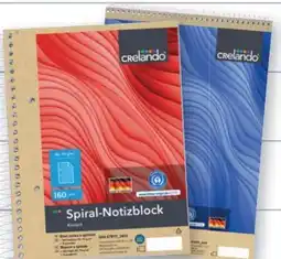 Lidl Crelando Spiral-Notizblock Angebot