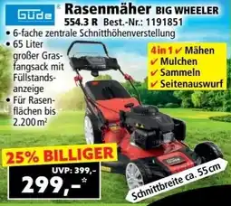 Norma Güde Rasenmäher Big Wheeler 554.3 R Angebot