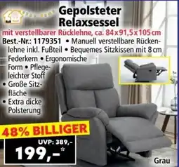 Norma HappyHome Gepolsteter Relaxsessel Angebot