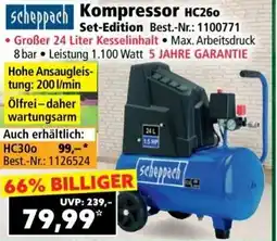 Norma Scheppach Kompressor HC26o Angebot
