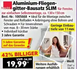 Norma Hecht Aluminium-Fliegengitter-Bausatz Slim Angebot