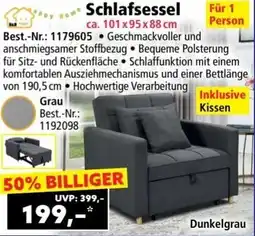 Norma HappyHome Schlafsessel Angebot