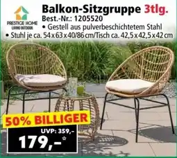 Norma Prestige Home Living Outdoor Balkon-Sitzgruppe Angebot