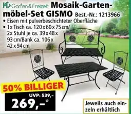 Norma HC Garten & Freizeit Mosaik-Gartenmöbel-Set Gismo Angebot