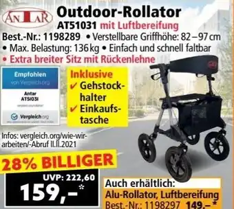 Norma Antar Outdoor-Rollator AT51031 Angebot